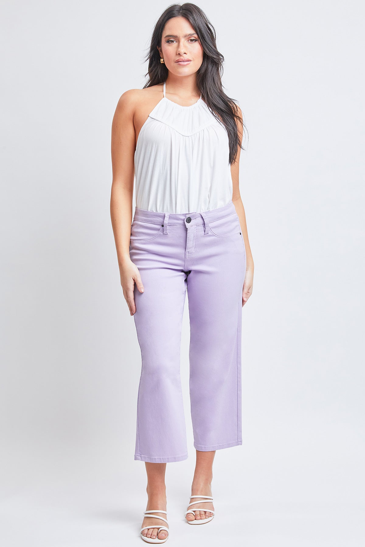 Missy Mid-Rise Hyperstretch Wide Leg Cropped, Pack of 6