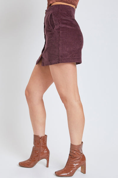 Corduroy Button Front Skirt, Pack of 12