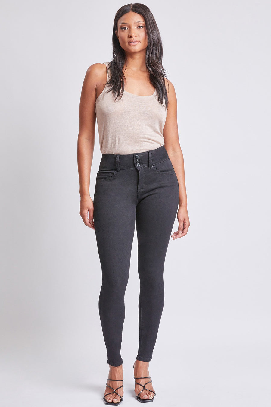 Missy Basic 5 Pkt 3 Btn Hr Skinny; Functional Frnt Pkts, Pack of 12