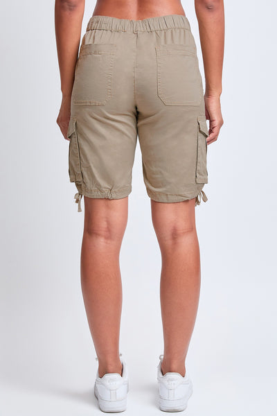 Junior Mid Rise Long Cargo Shorts, Pack Of 6