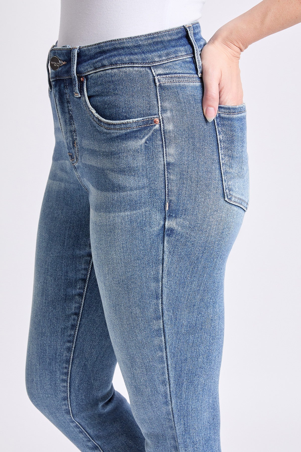 High Rise Premium Stretch Basic Skinny, Pack of 8