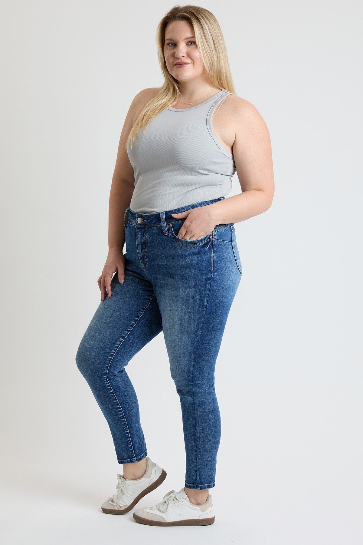 Plus High Rise Curve WannaBettaButt Skinny Jeans, Pack of 6