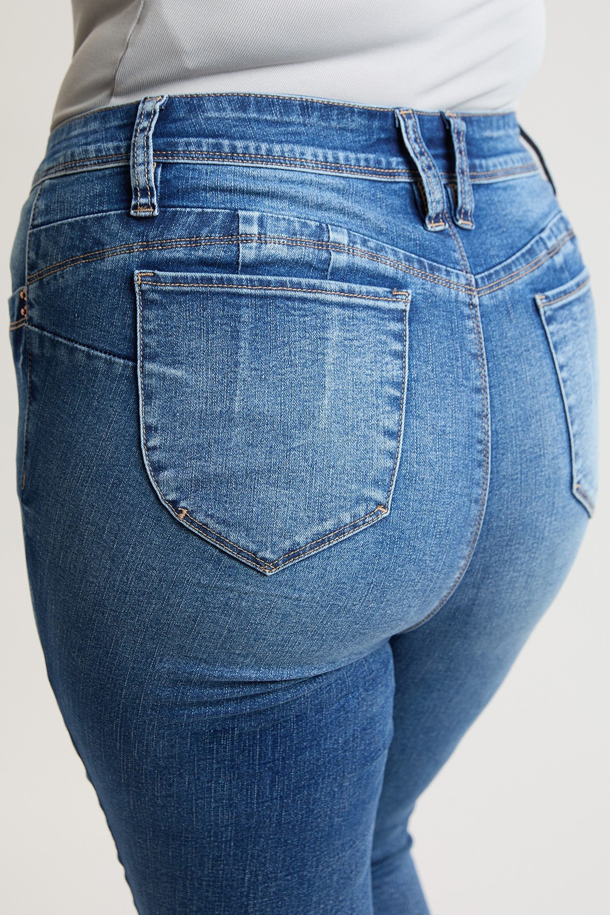 Plus High Rise Curve WannaBettaButt Skinny Jeans, Pack of 6