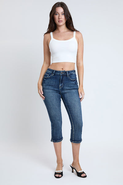 Mid Rise Capri with Side Slit, Pack of 12