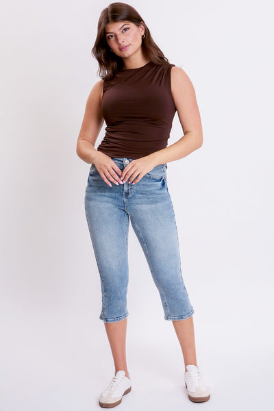 Mid Rise Capri with Side Slit, Pack of 12