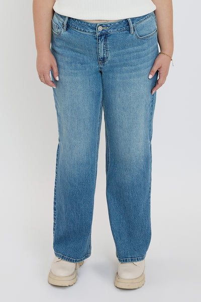 Plus Brittany Low Rise Wide Leg Jeans, Pack of 6
