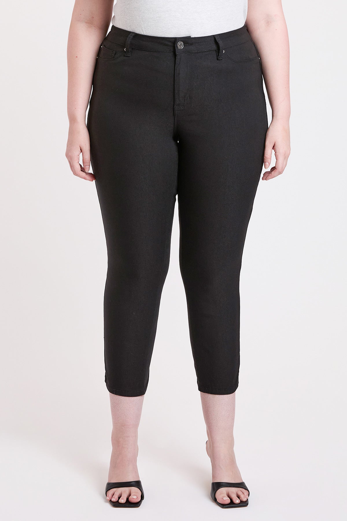 Plus High Rise Hyperstretch Cropped Straight Pants, Pack of 6