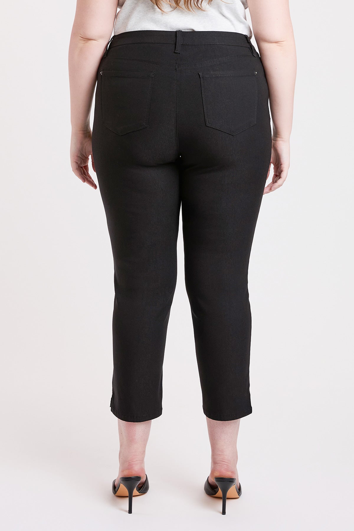 Plus High Rise Hyperstretch Cropped Straight Pants, Pack of 6