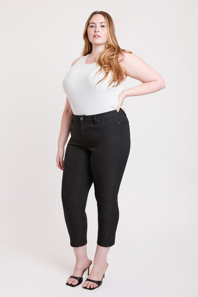 Plus High Rise Hyperstretch Cropped Straight Pants, Pack of 6