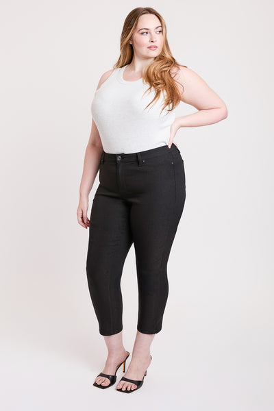 Plus High Rise Hyperstretch Cropped Straight Pants, Pack of 6
