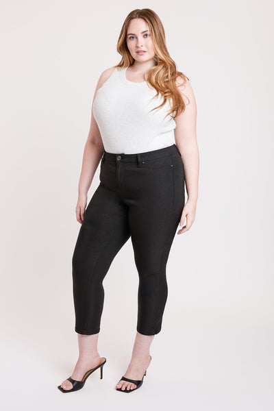 Plus High Rise Hyperstretch Cropped Straight Pants, Pack of 6