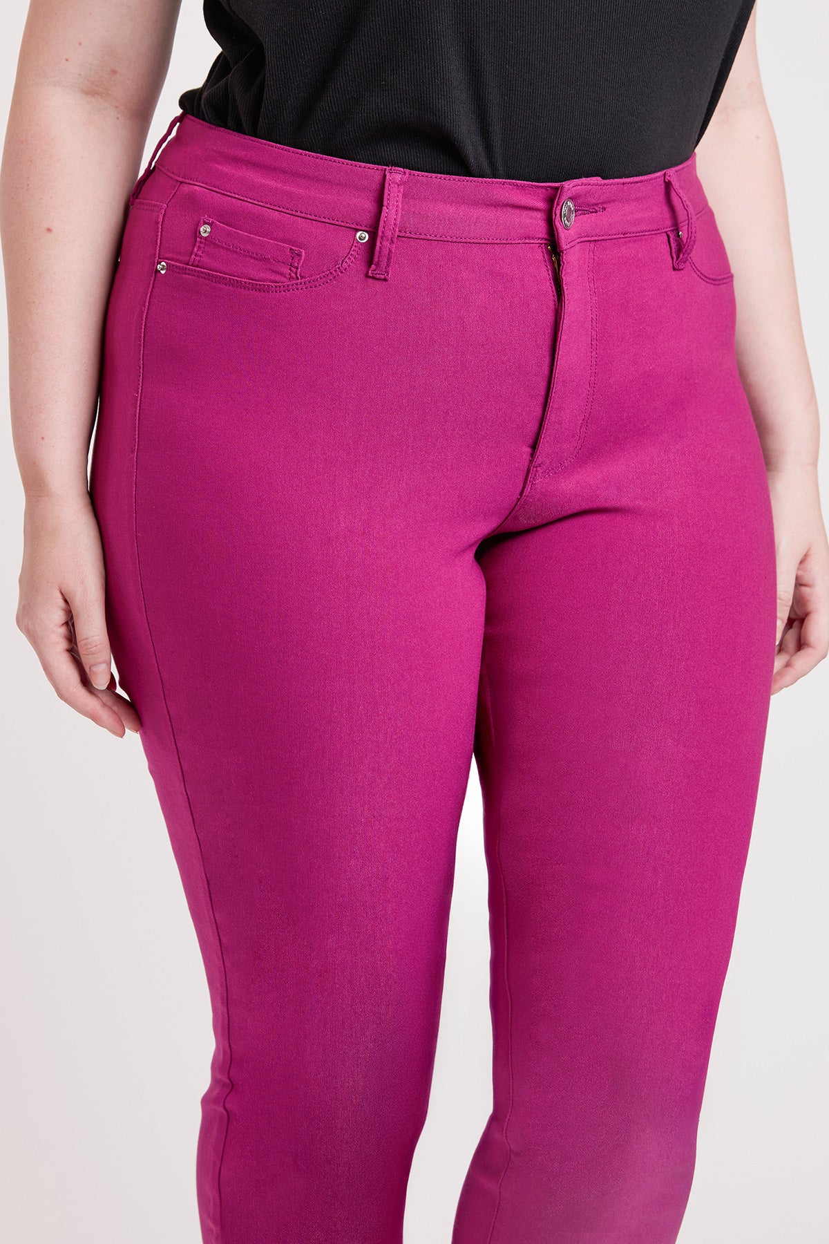 Plus High Rise Hyperstretch Cropped Straight Pants, Pack of 6