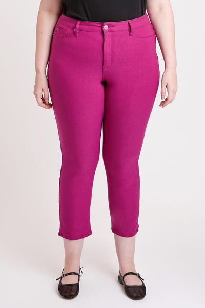 Plus High Rise Hyperstretch Cropped Straight Pants, Pack of 6