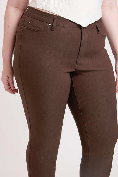 Plus High Rise Hyperstretch Cropped Straight Pants, Pack of 6