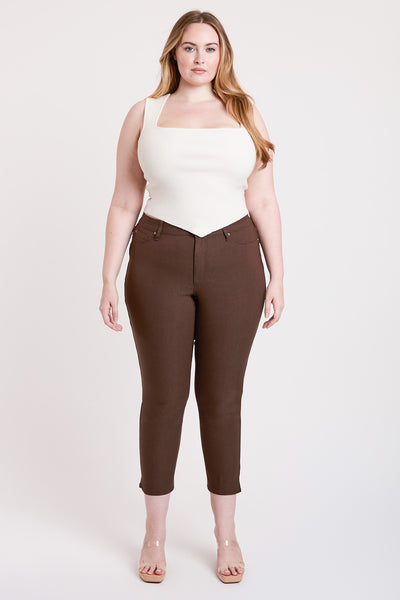 Plus High Rise Hyperstretch Cropped Straight Pants, Pack of 6