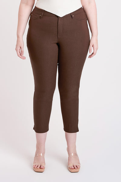Plus High Rise Hyperstretch Cropped Straight Pants, Pack of 6