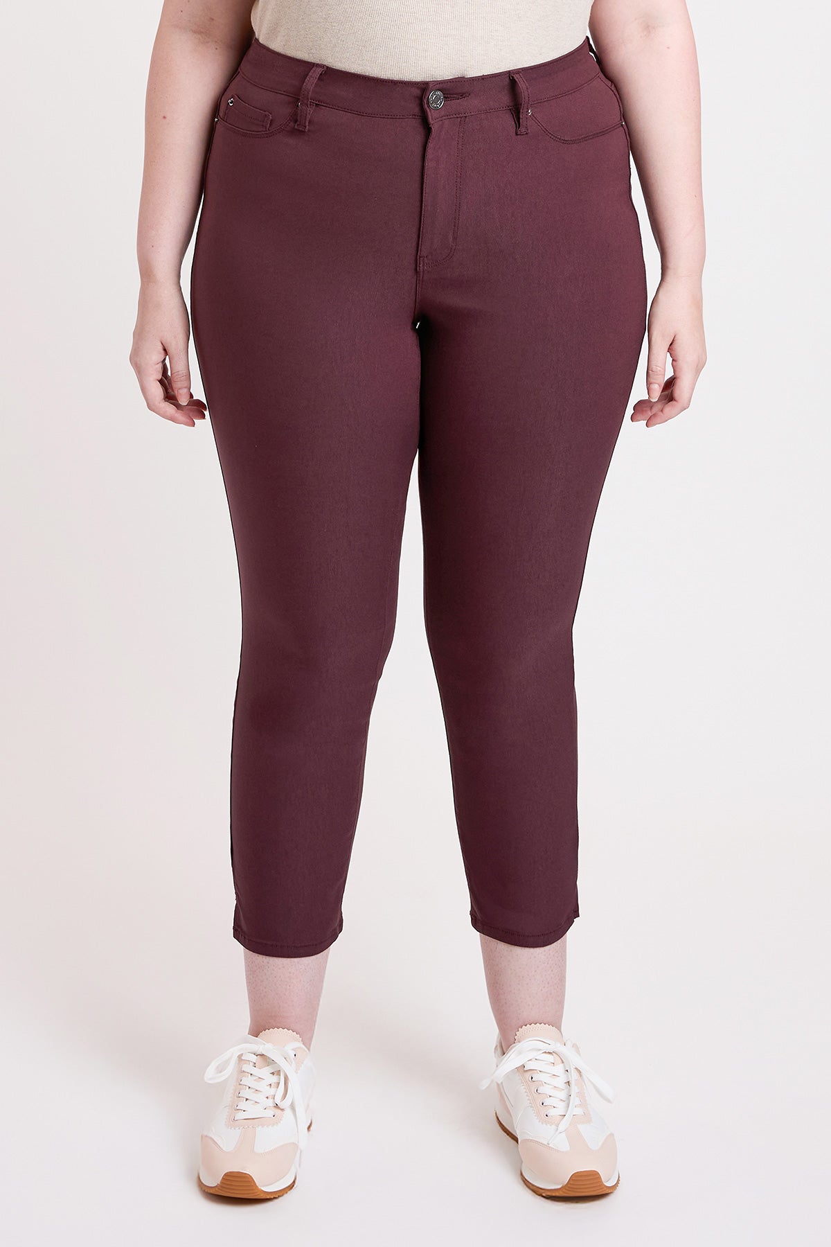 Plus High Rise Hyperstretch Cropped Straight Pants, Pack of 6
