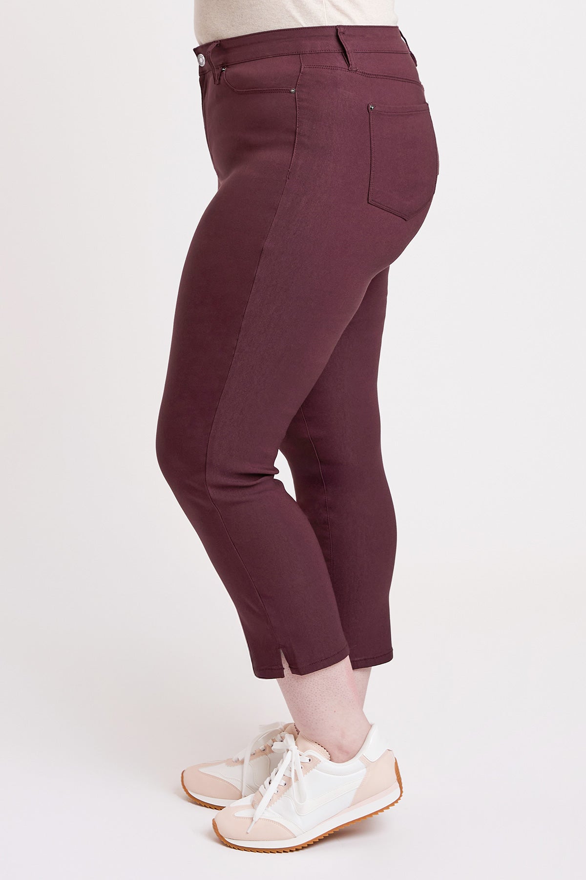 Plus High Rise Hyperstretch Cropped Straight Pants, Pack of 6