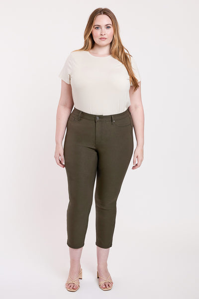 Plus High Rise Hyperstretch Cropped Straight Pants, Pack of 6