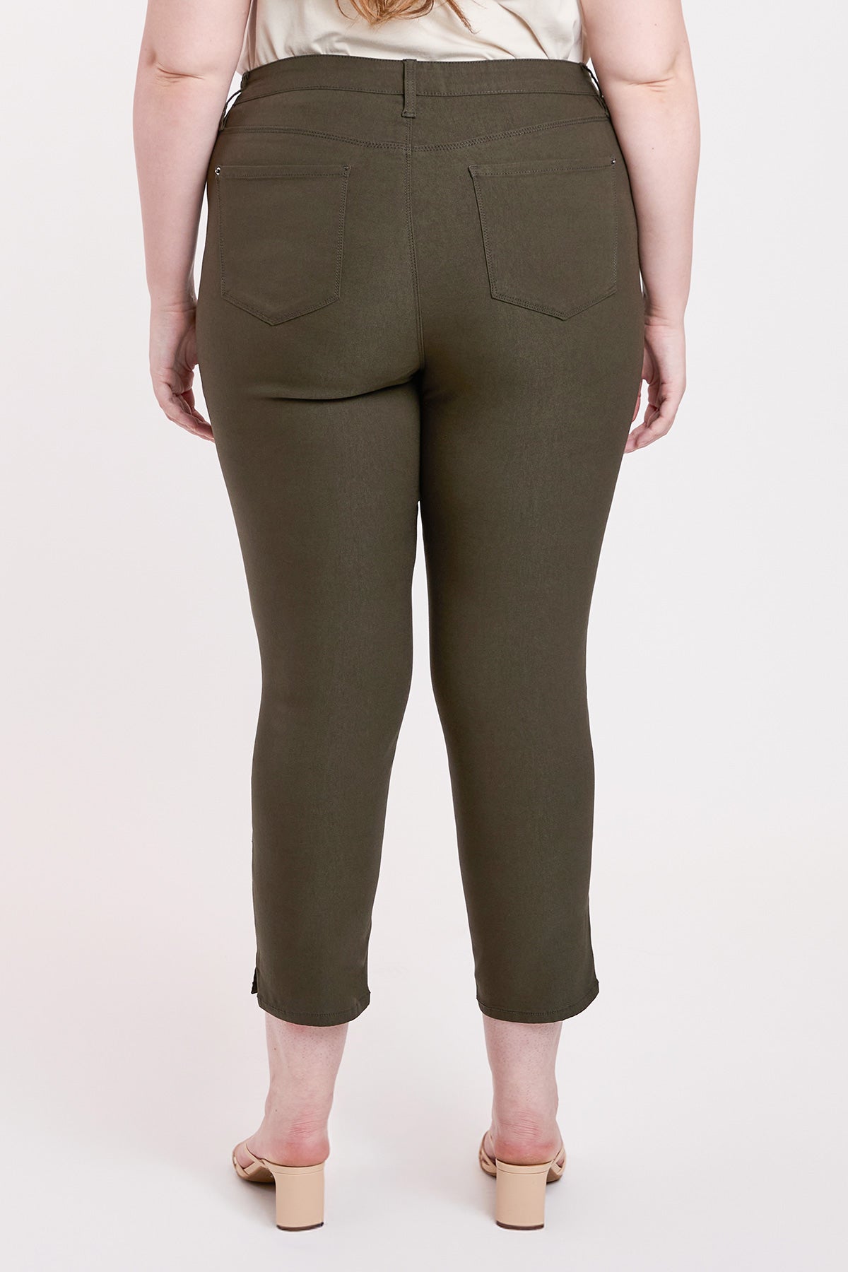 Plus High Rise Hyperstretch Cropped Straight Pants, Pack of 6