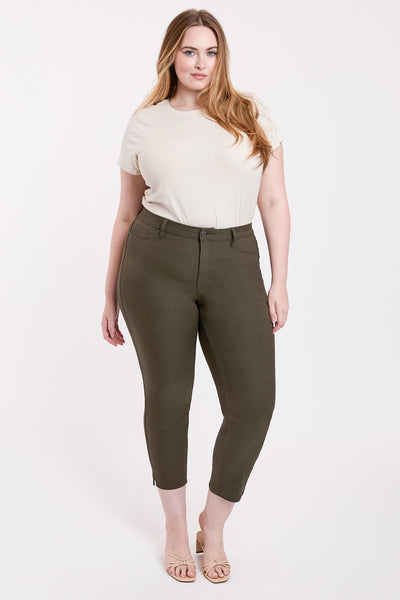 Plus High Rise Hyperstretch Cropped Straight Pants, Pack of 6