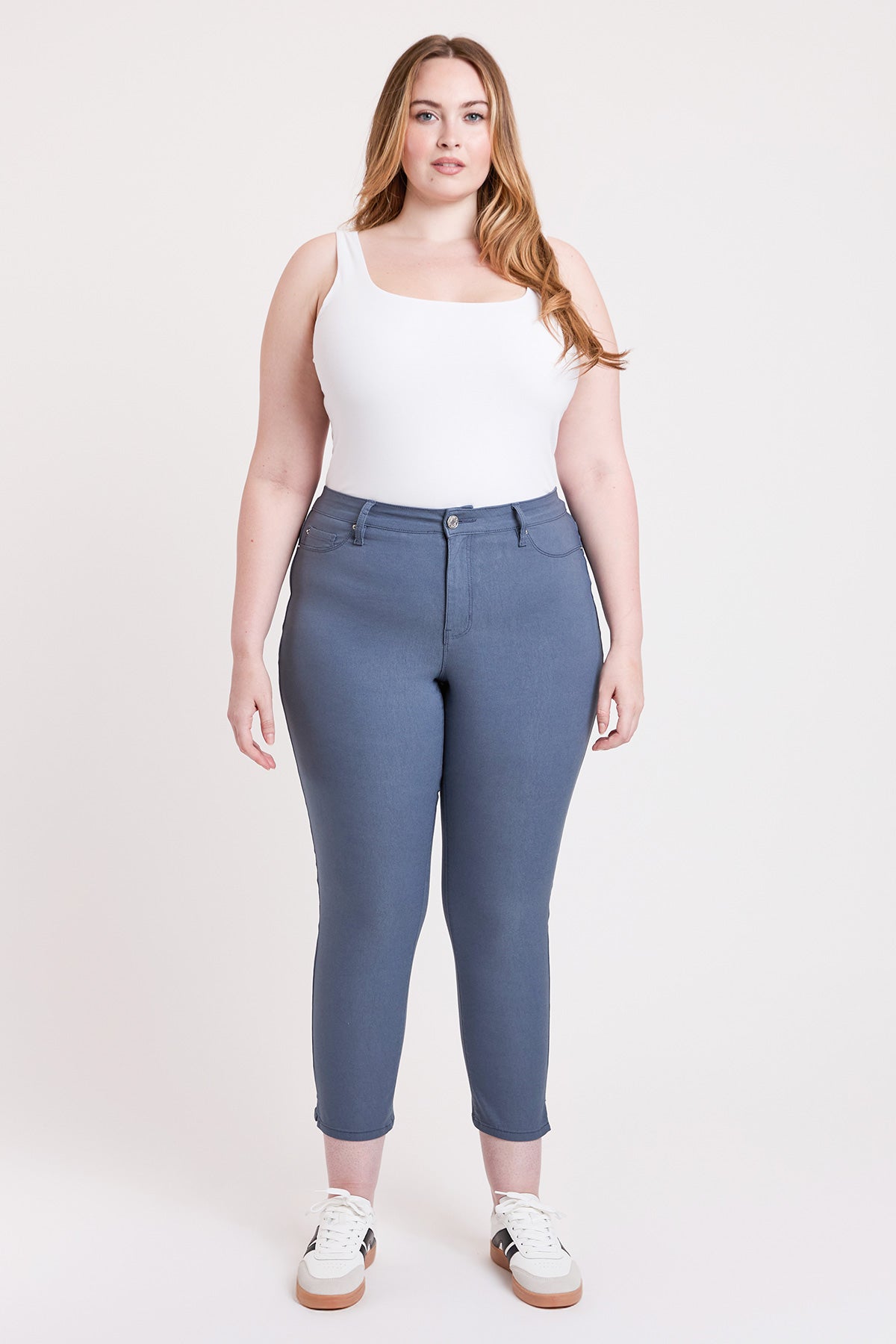 Plus High Rise Hyperstretch Cropped Straight Pants, Pack of 6