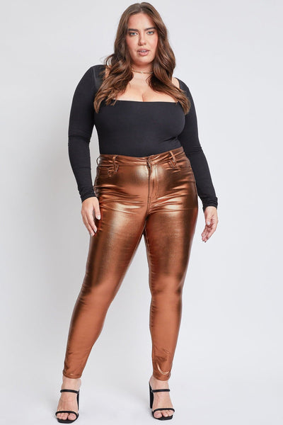 Plus Hyperstretch Metallic Skinny Pants, Pack of 6