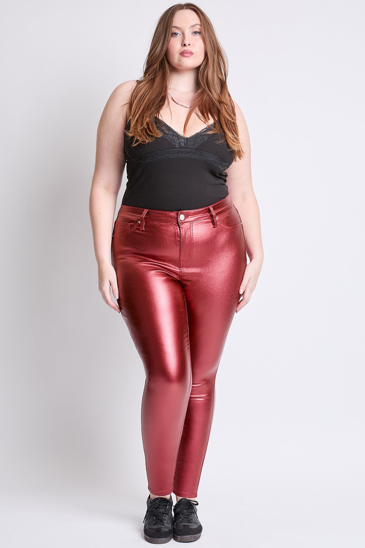 Plus Hyperstretch Metallic Skinny Pants, Pack of 6