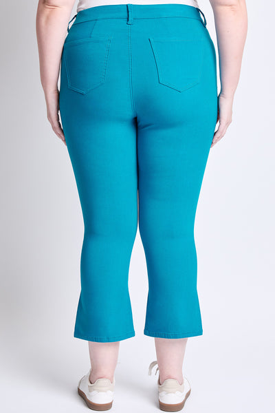 Plus Hyperstretch Cropped Kick Flare Pants, Pack of 6