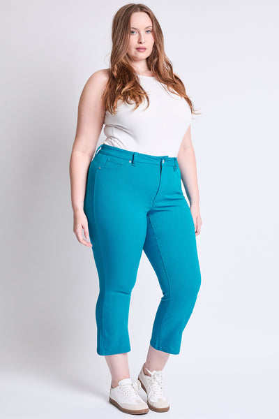Plus Hyperstretch Cropped Kick Flare Pants, Pack of 6