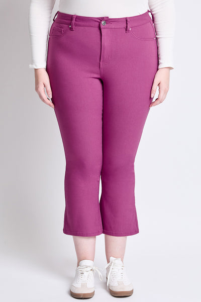 Plus Hyperstretch Cropped Kick Flare Pants, Pack of 6