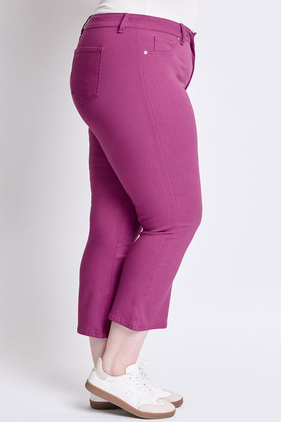 Plus Hyperstretch Cropped Kick Flare Pants, Pack of 6