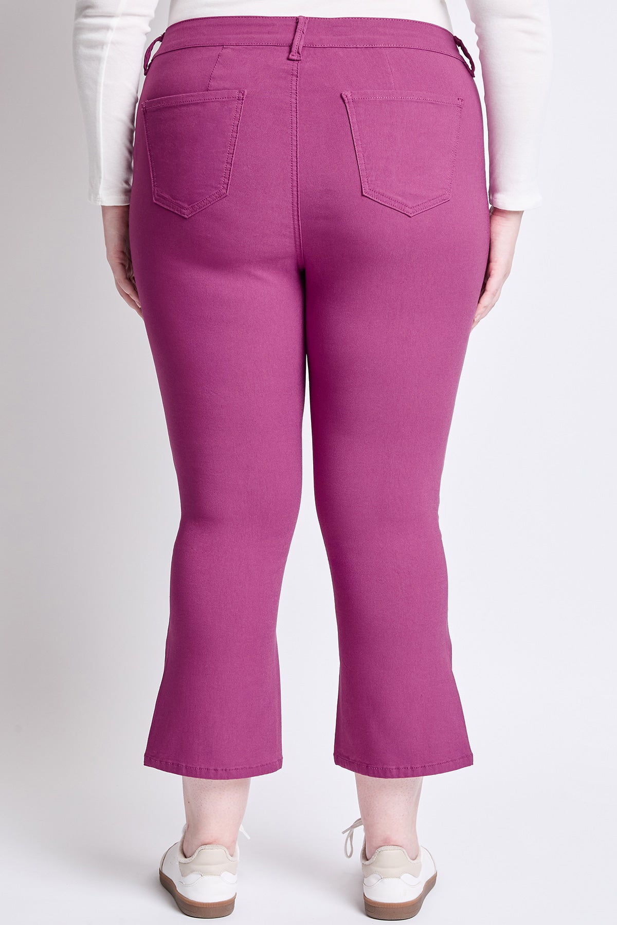 Plus Hyperstretch Cropped Kick Flare Pants, Pack of 6