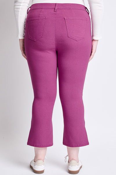 Plus Hyperstretch Cropped Kick Flare Pants, Pack of 6