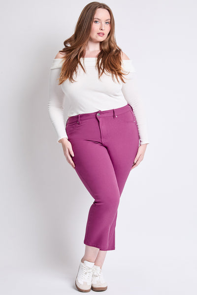 Plus Hyperstretch Cropped Kick Flare Pants, Pack of 6