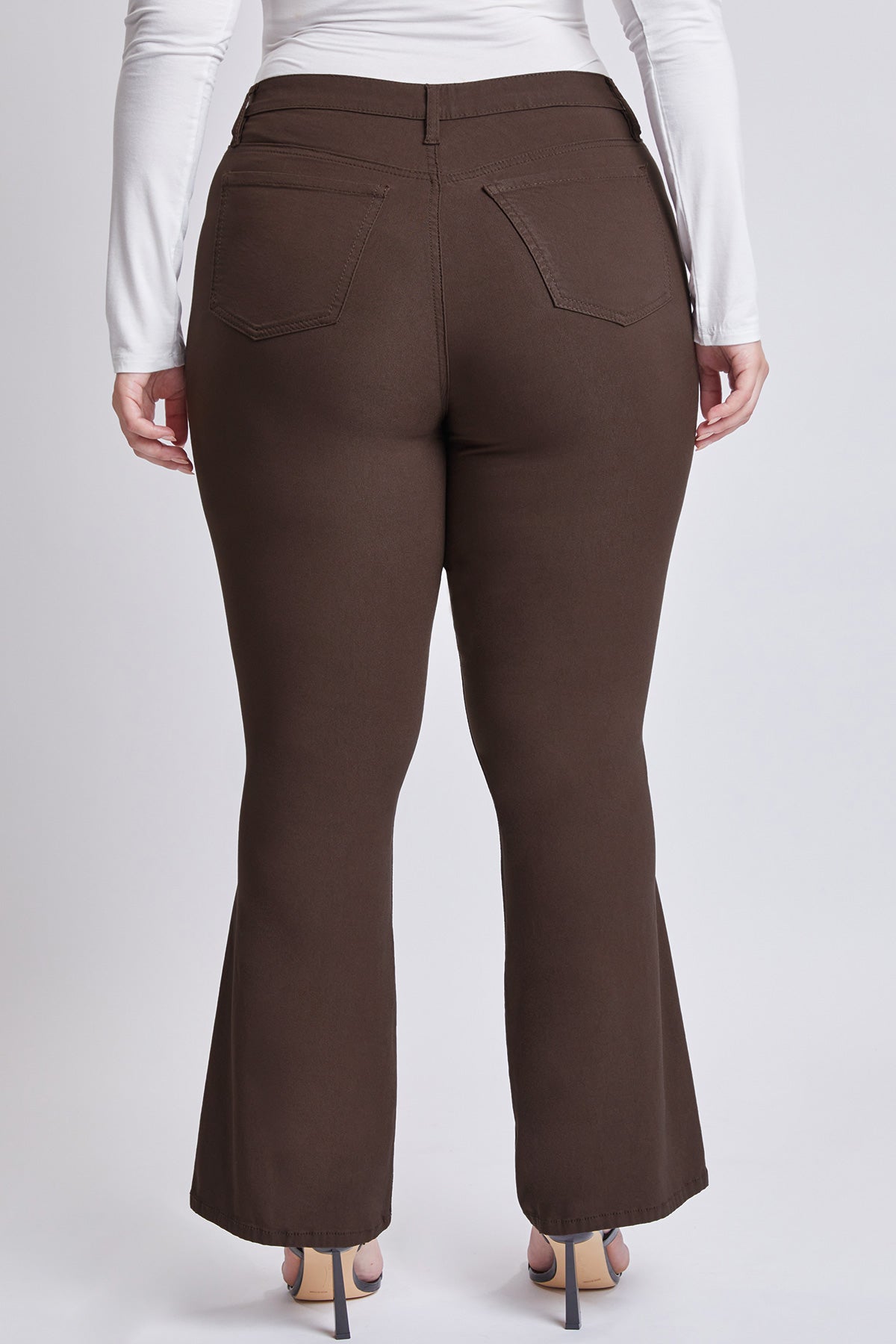 Junior Plus Size Hyperstretch Basic High-Rise Flare (Long),  Pack of 6