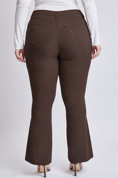 Junior Plus Size Hyperstretch Basic High-Rise Flare (Long),  Pack of 6