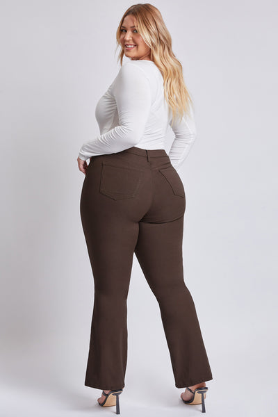 Junior Plus Size Hyperstretch Basic High-Rise Flare (Long),  Pack of 6