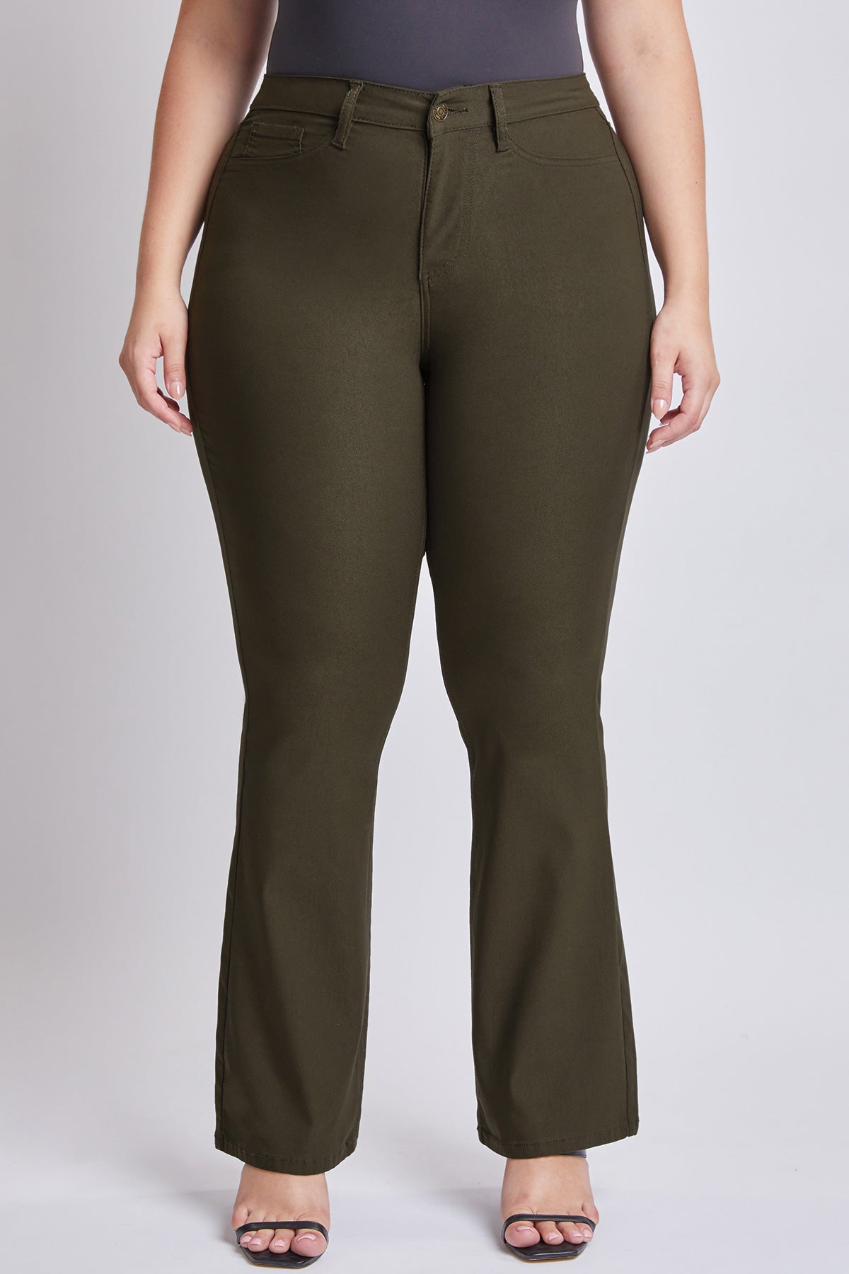 Junior Plus Size Hyperstretch Basic High-Rise Flare (Long),  Pack of 6