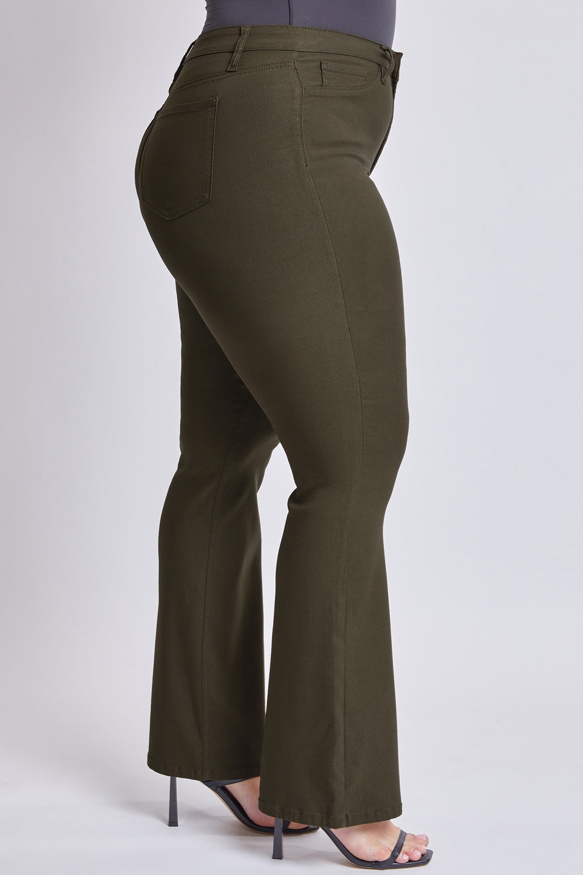 Junior Plus Size Hyperstretch Basic High-Rise Flare (Long),  Pack of 6