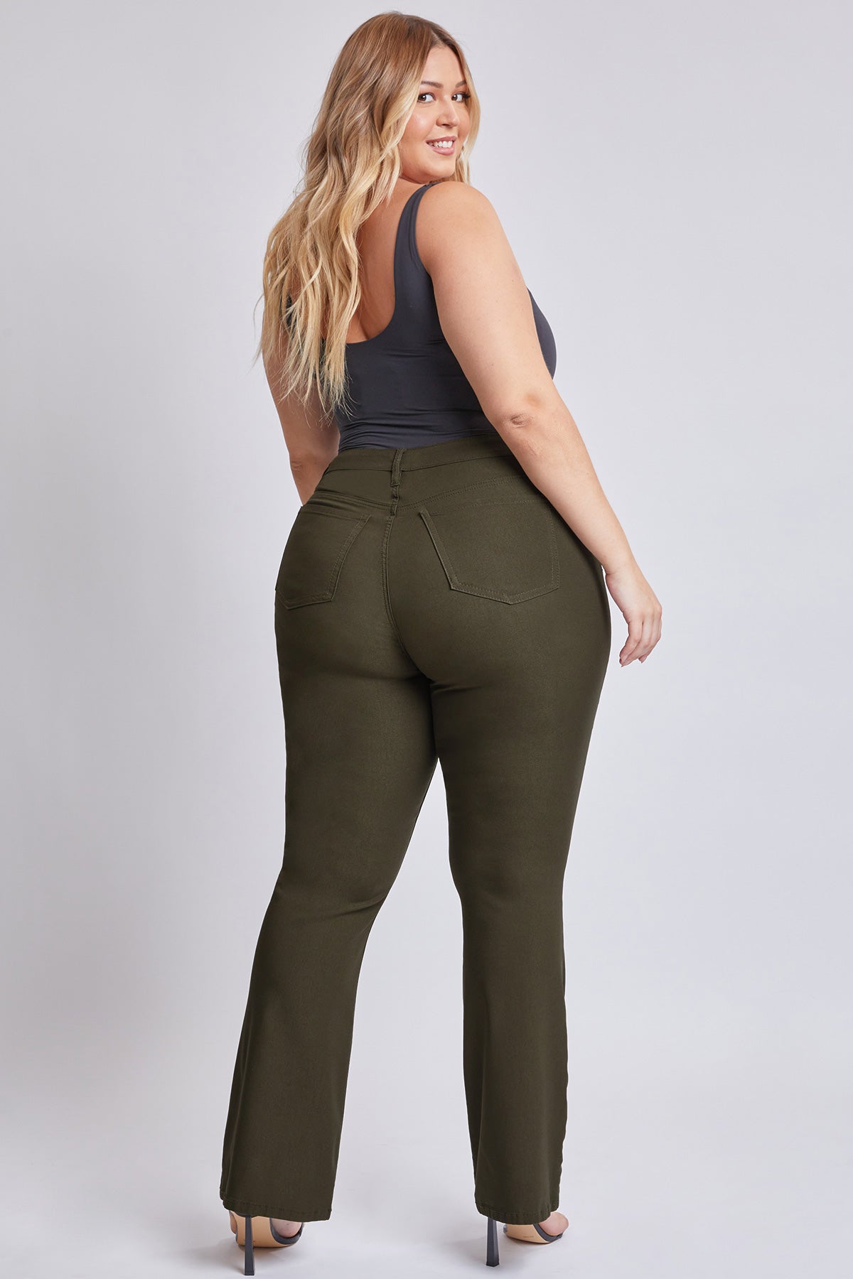 Junior Plus Size Hyperstretch Basic High-Rise Flare 6 Pack