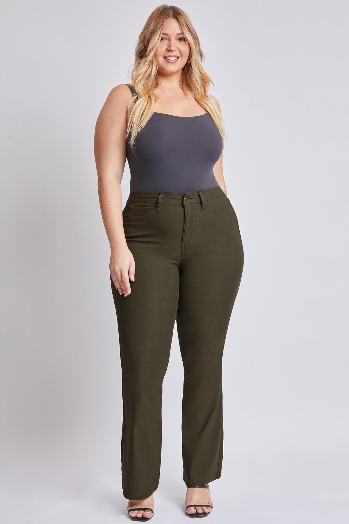 Junior Plus Size Hyperstretch Basic High-Rise Flare (Long),  Pack of 6