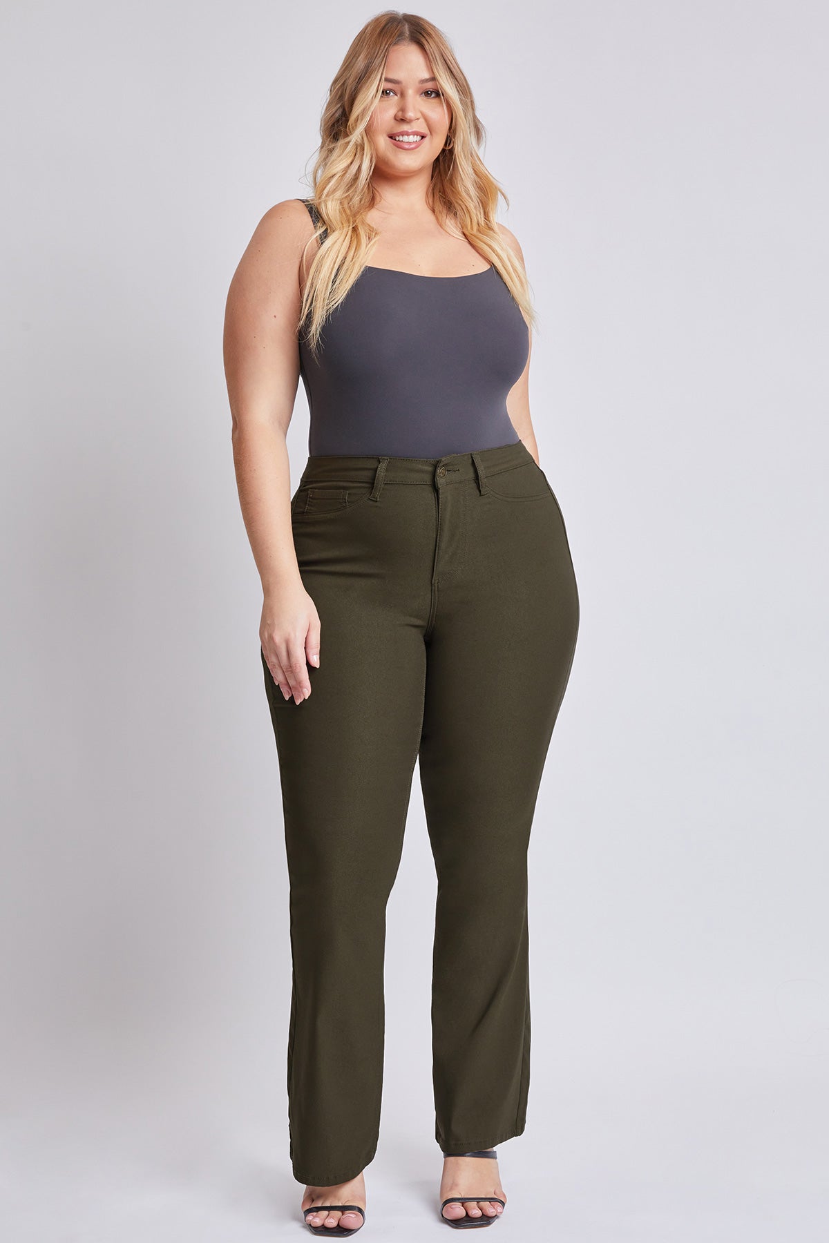 Junior Plus Size Hyperstretch Basic High-Rise Flare 6 Pack