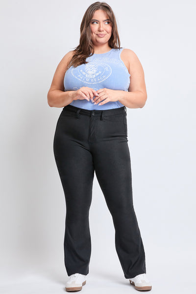 Plus Size Hyperstretch High-Rise Flare- Regular, Pack of 6