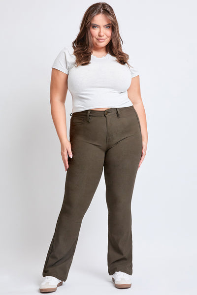 Plus Size Hyperstretch High-Rise Flare- Regular, Pack of 6