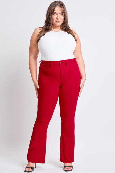 Plus Size Hyperstretch High-Rise Flare- Regular, Pack of 6