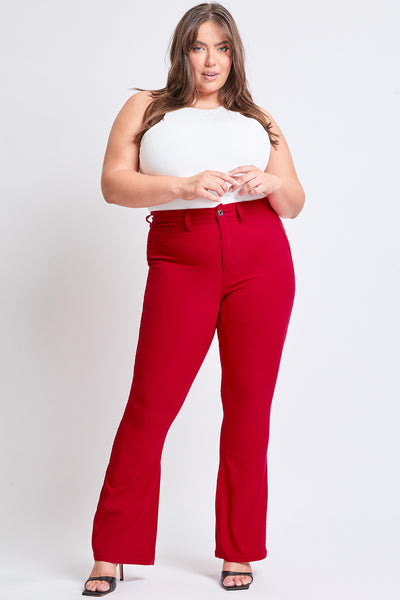 Plus Size Hyperstretch High-Rise Flare- Regular, Pack of 6