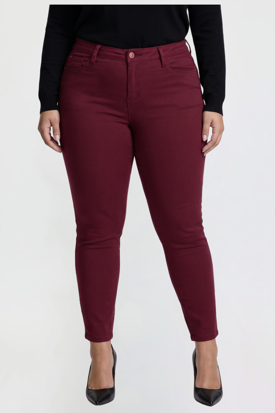 Junior Plus Size Hyperstretch Skinny Pants, Pack of 6