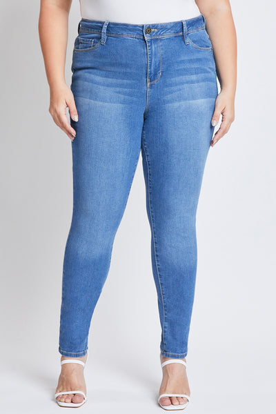 Plus Basic High-Rise Skinny Jean Made With Recycled Fibers , Pack Of 6