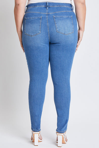 Plus Basic High-Rise Skinny Jean Made With Recycled Fibers , Pack Of 6